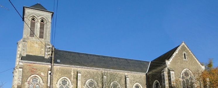 Photo L'église Sainte Colombe - voyage La Flèche
