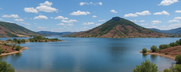 Photo Lac du Salagou : un petit air de Mars… en plein cœur de l’Hérault - voyage Clermont-l'Hérault