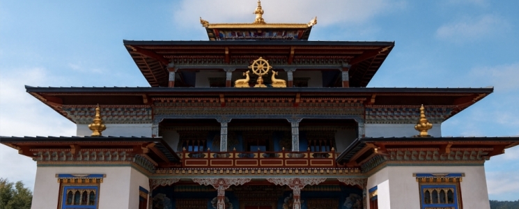Photo Temple bouddhiste Paldenshangpa - voyage La Boulaye
